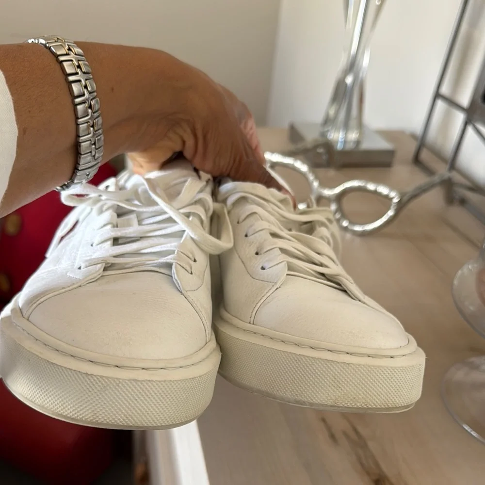 Good Man White Leather Men's Shoes